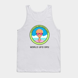 Celebrating Ufo Day Tank Top